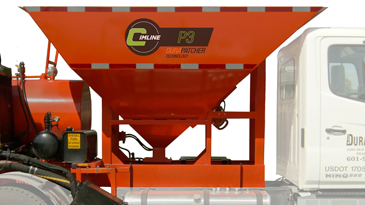 Cimline P3™ Truck-Mounted Patcher | DuraPatcher™ Technology